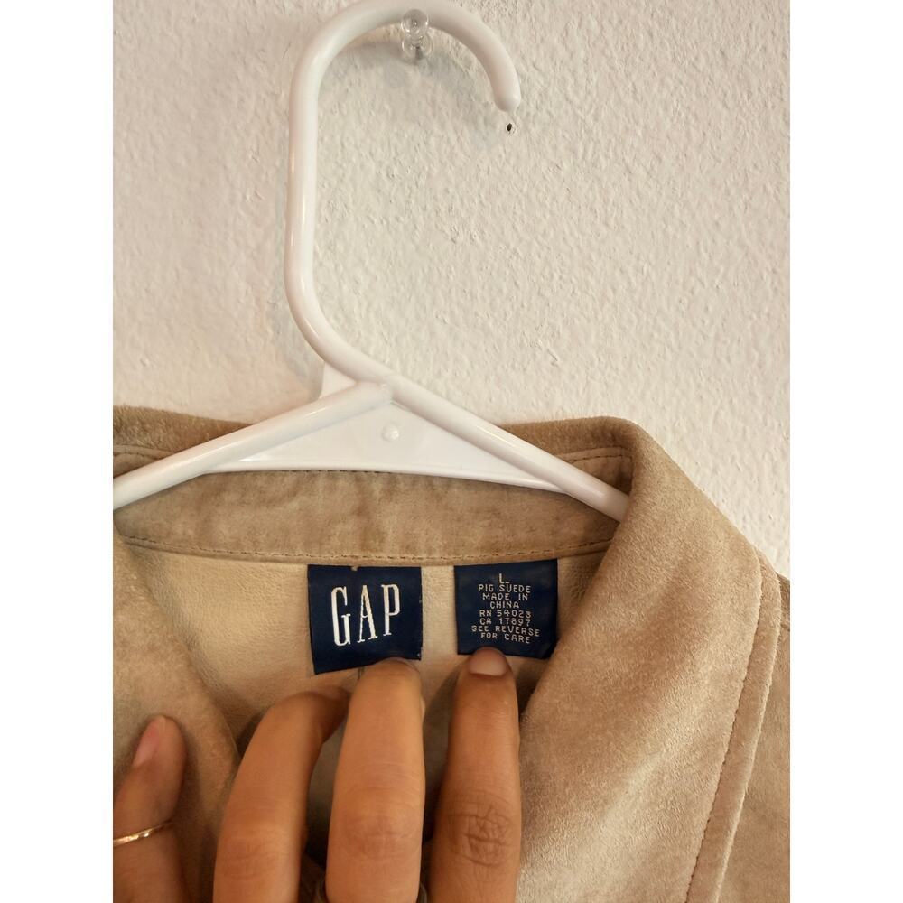Vintage gap Suede shirt Jacket - Picture 3 of 7